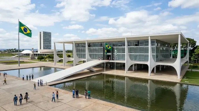 Palais du Planalto à Brasília, siège du pouvoir exécutif brésilien