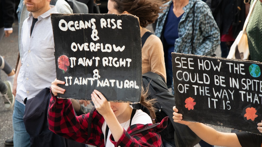 Photo Protesters rallying